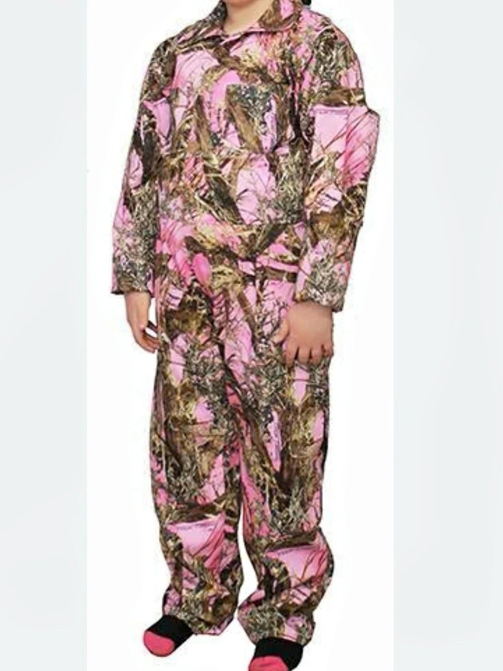 Big Al Coveralls Pink Camo Size 16 (girls)